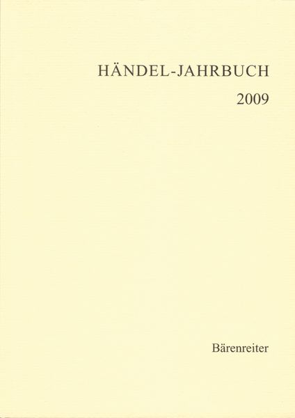 Händel-Jahrbuch 2009.