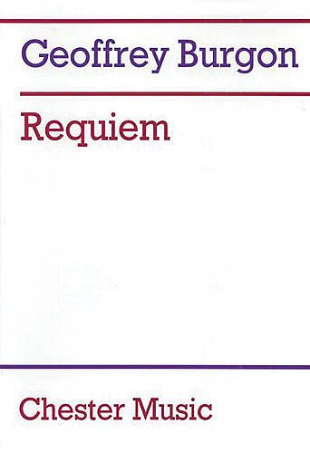 Requiem : For Soprano, Countertenor (Or Mezzo) & Tenor Soloists, Mixed Chorus and Orchestra.