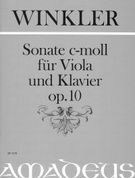 Sonate C-Moll, Op. 10 : Für Viola Und Klavier / edited by Yvonne Morgan.