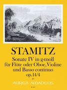 Sonate IV In G-Moll : Für Flöte Oder Oboe, Violine Und Basso Continuo, Op. 14/4.