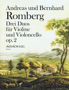 Drei Duos, Op. 2 : Für Violine Und Violoncello / edited by Bernhard Päuler.