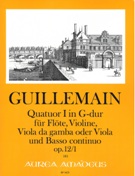 Quatuor I In G-Dur, Op. 12, 1 : Für Flöte, Violine, Viola Da Gamba Oder Viola & Basso Continuo.