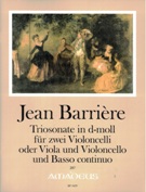 Triosonate In D-Moll : Für Zwei Violoncelli Oder Viola Und Violoncello Und Basso Continuo.