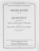 Quintet Op. 67, No. 3 : For Flute, Oboe, Clarinet, Horn and Bassoon.