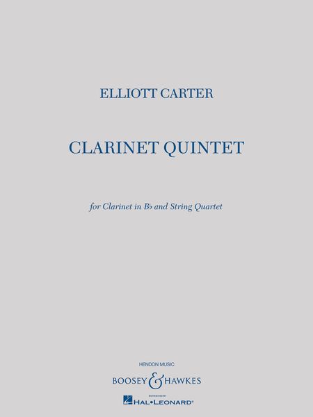 Clarinet Quintet : For Clarinet In B Flat and String Quartet (2007).