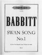 Swan Song No. 1 : For Flute, Oboe, Mandolin, Guitar, Violin And Violoncello.