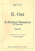 6 Petites Sonates A 2 Bassons, Band 2 / Realisation De la Basse Continue - Alexandre Ouzounoff.
