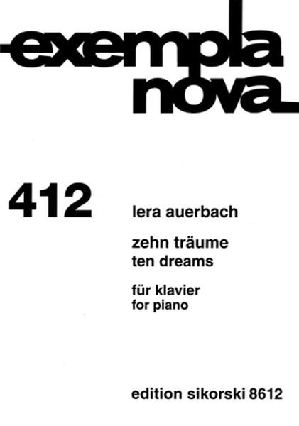 Zehn Träume = Ten Dreams : Für Klavier (1999).