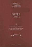 Composizioni Per Orchestra, Tomo III / edited by Pieralberto Cattaneo.