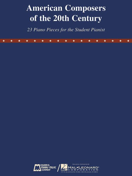 American Composers Of The 20th Century : 23 Piano Pieces For The Student Pianist.