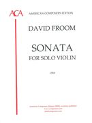 Sonata : For Solo Violin (2004).