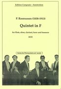 Quintet In F : For Flute, Oboe, Clarinet, Horn, and Bassoon.
