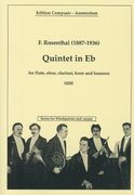 Quintet In Eb : For Flute, Oboe, Clarinet, Horn and Bassoon.