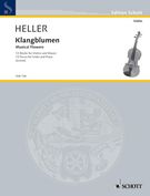 Klangblumen - Musical Flowers : 13 Pieces For Violin and Piano / edited by Ulla Levens.