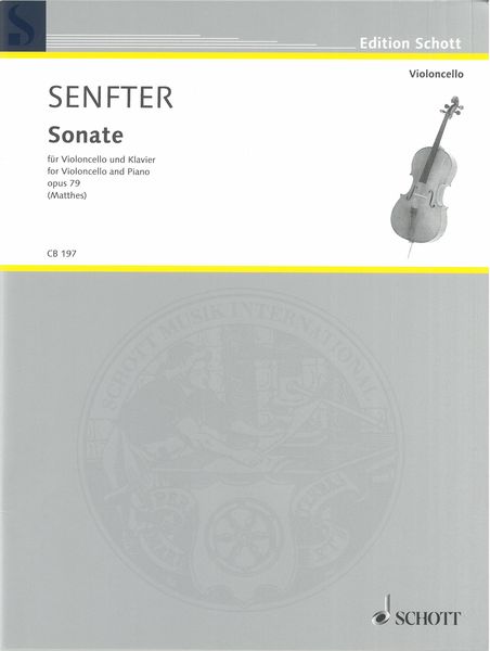 Sonate : Für Violoncello und Klavier, Op. 79 / edited by Günter Matthes.