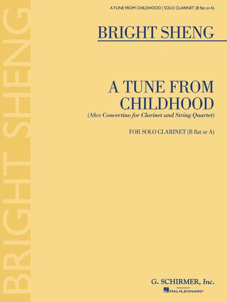 A Tune From Childhood (After Concertino For Clarinet and String Quartet) : For Solo Clarinet.