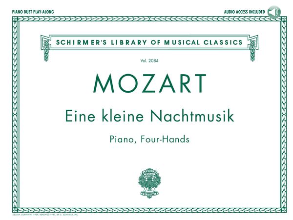 Eine Kleine Nachtmusik : For Piano, Four Hands.