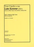 Late Summer 2001 : For High Or Medium-High Voice and Piano.