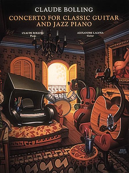 Concerto : For Classical Guitar and Jazz Piano, Bass and Drums.
