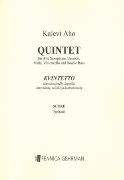 Quintet : For Alto Saxophone, Bassoon, Viola, Violoncello and Double Bass (1994).