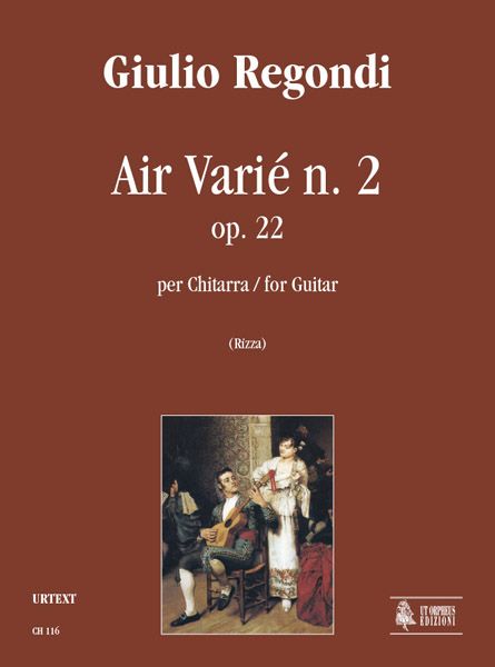Air Varie N. 2, Op. 22 : For Guitar / edited by Fabio Rizza.
