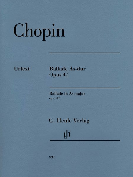 Ballade As-Dur, Op. 47 : Für Klavier / edited by Norbert Müllemann.