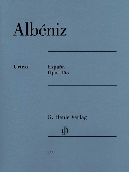 España, Op. 165 : For Piano / edited by Norbert Müllemann.
