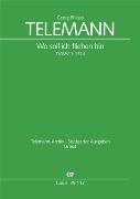 Wo Soll Ich Fliehen Hin, Tvwv 1:1724 : Kantate Zum 22. Sonntag Nach Trinitatis / ed. Klaus Hofmann.