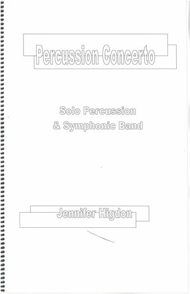 Percussion Concerto : For Percussion and Symphonic Band.