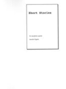 Short Stories : For Saxophone Quartet (1996).