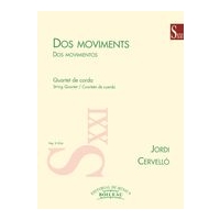 Dos Moviments : For String Quartet (1965).