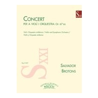 Concert : Per A Violi I Orquestra, Op. 67bis (2005).