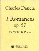 3 Romances, Op. 57 : For Violin and Piano / edited by John Craton.