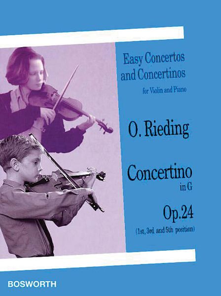 Concertino In G Major, Op. 24 : For Violin and Piano.