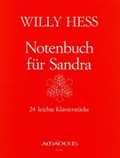 Notenbuch For Sandra Op.109 : 24 Easy Pieces For Piano.