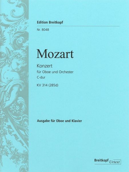 Konzert C-Dur, K. 314 (285d) : Für Oboe und Orchester - Piano reduction / edited by Henrik Wiese.