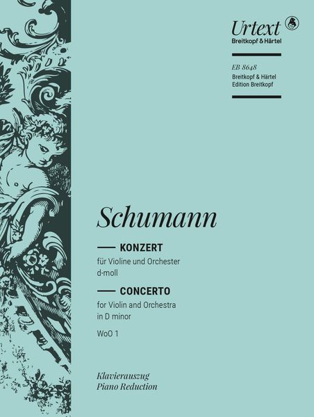 Konzert : Für Violine und Orchester D-Moll, WoO 1 - Piano reduction / ed. Christian Rudolf Riedel.