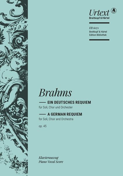 Deutsches Requiem, Op. 45 : Klavierauszug.