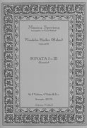 Sonata I - III (Kremsier) : Für 2 Violinen, 4 Violae und Basso Continuo / edited by Konrad Ruhland.