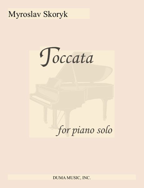 Toccata : For Piano Solo.