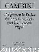 47. Quintett In D-Dur : Für 2 Violinen, Viola Und 2 Violoncelli / edited by Bernhard Päuler.