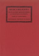 Musica Religiosa II : For 1, 2, 34, 5 Or 7 Voices / edited by Gian Francesco Malipiero.