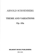 Theme and Variations, Op. 43a : For Wind Band.