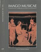 Imago Musicae VIII, 1991 / Edenda Curavit Tilmam Seebass.