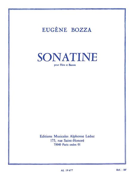 Sonatine : Pour Flute Et Basson.