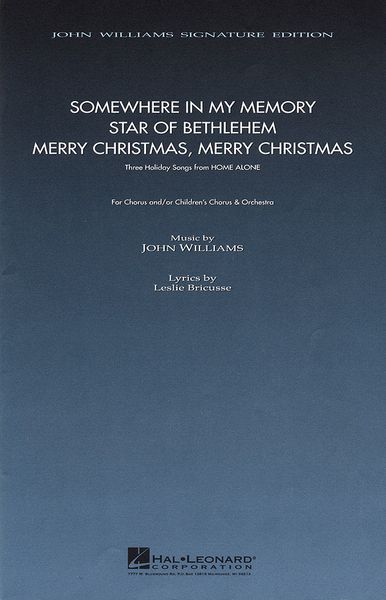 Three Holiday Songs From Home Alone : For SATB Chorus.
