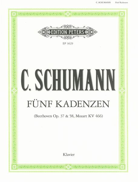 Fünf Kadenzen : Für Klavier Zu Zwei Händen.