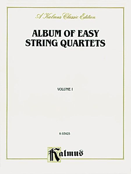 Album Of Easy String Quartets, Vol. 1.