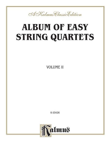 Album Of Easy String Quartets, Vol. 2.