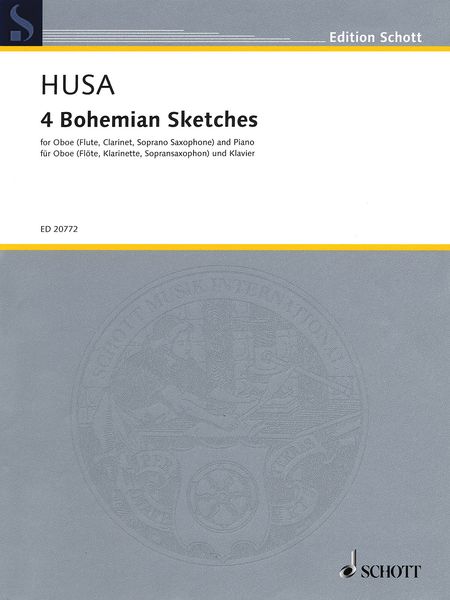 4 Bohemian Sketches : For Oboe (Flute, Clarinet, Soprano Saxophone) and Piano.